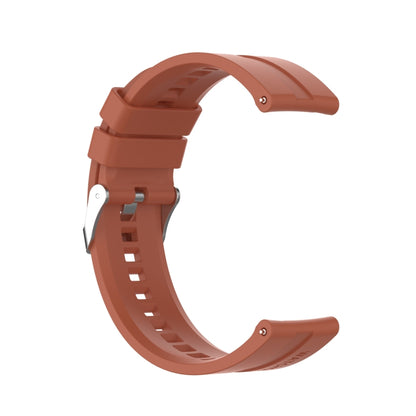 For Xiaomi Watch Color Sport Silicone Watch Band with Silver Steel Buckle(Orange) - Watch Bands by buy2fix | Online Shopping UK | buy2fix