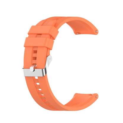 For Xiaomi Watch Color Sport Silicone Watch Band with Silver Steel Buckle(Vibrant Orange) - Watch Bands by buy2fix | Online Shopping UK | buy2fix