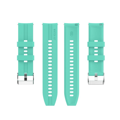 For Xiaomi Watch Color Sport Silicone Watch Band with Silver Steel Buckle(Aurora Blue) - Watch Bands by buy2fix | Online Shopping UK | buy2fix
