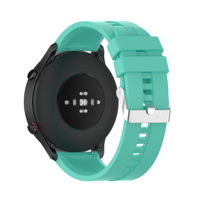 For Xiaomi Watch Color Sport Silicone Watch Band with Silver Steel Buckle(Aurora Blue) - Watch Bands by buy2fix | Online Shopping UK | buy2fix