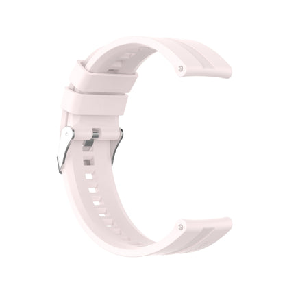 For Xiaomi Watch Color Sport Silicone Watch Band with Silver Steel Buckle(Quicksand Pink) - Watch Bands by buy2fix | Online Shopping UK | buy2fix