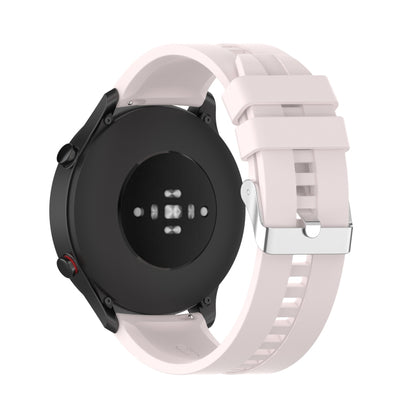 For Xiaomi Watch Color Sport Silicone Watch Band with Silver Steel Buckle(Quicksand Pink) - Watch Bands by buy2fix | Online Shopping UK | buy2fix