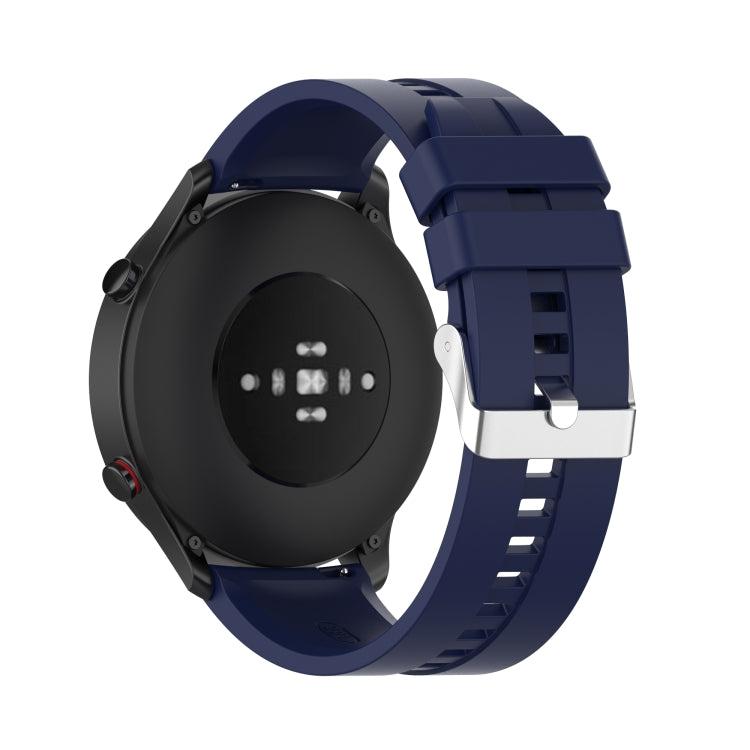 For Xiaomi Watch Color Sport Silicone Watch Band with Silver Steel Buckle(Midnight Blue) - Watch Bands by buy2fix | Online Shopping UK | buy2fix