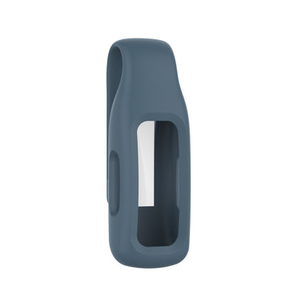 For Fitbit Inspire 2 Steel Sheet Silicone Protective Clip Case Cover(Rock Cyan) - Watch Cases by buy2fix | Online Shopping UK | buy2fix