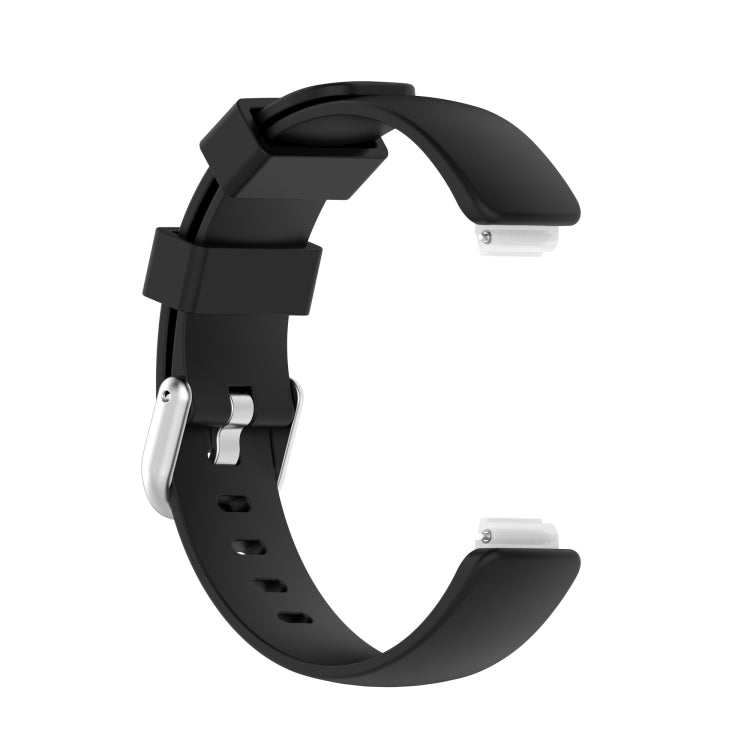 For Fitbit Inspire 2 TPE Watch Band, Size:S(Black) - Watch Bands by buy2fix | Online Shopping UK | buy2fix