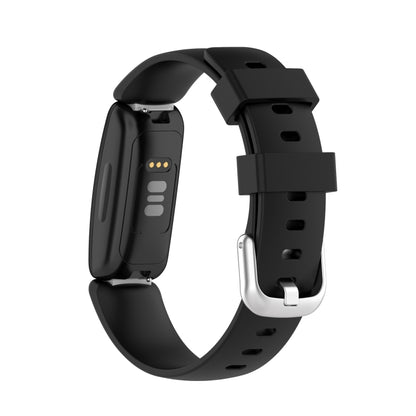 For Fitbit Inspire 2 TPE Watch Band, Size:S(Black) - Watch Bands by buy2fix | Online Shopping UK | buy2fix