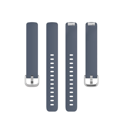 For Fitbit Inspire 2 TPE Watch Band, Size:S(Grey) - Watch Bands by buy2fix | Online Shopping UK | buy2fix