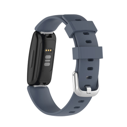For Fitbit Inspire 2 TPE Watch Band, Size:S(Grey) - Watch Bands by buy2fix | Online Shopping UK | buy2fix