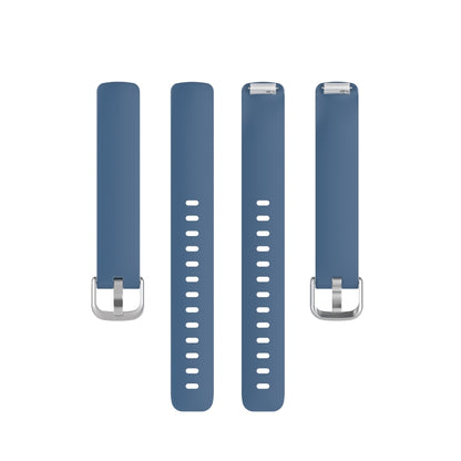 For Fitbit Inspire 2 TPE Watch Band, Size:S(Rock Cyan) - Watch Bands by buy2fix | Online Shopping UK | buy2fix