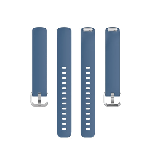 For Fitbit Inspire 2 TPE Watch Band, Size:S(Rock Cyan) - Watch Bands by buy2fix | Online Shopping UK | buy2fix