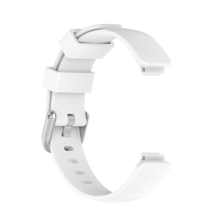 For Fitbit Inspire 2 TPE Watch Band, Size:L(White) - Watch Bands by buy2fix | Online Shopping UK | buy2fix