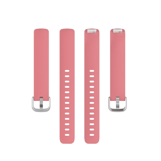 For Fitbit Inspire 2 TPE Watch Band, Size:L(Red) - Watch Bands by buy2fix | Online Shopping UK | buy2fix