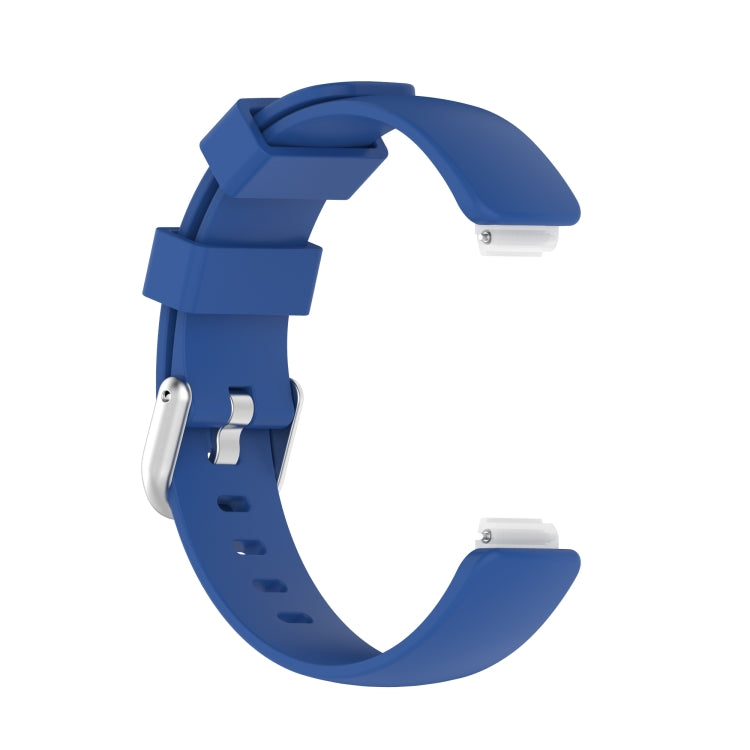 For Fitbit Inspire 2 TPE Watch Band, Size:L(Dark Blue) - Watch Bands by buy2fix | Online Shopping UK | buy2fix