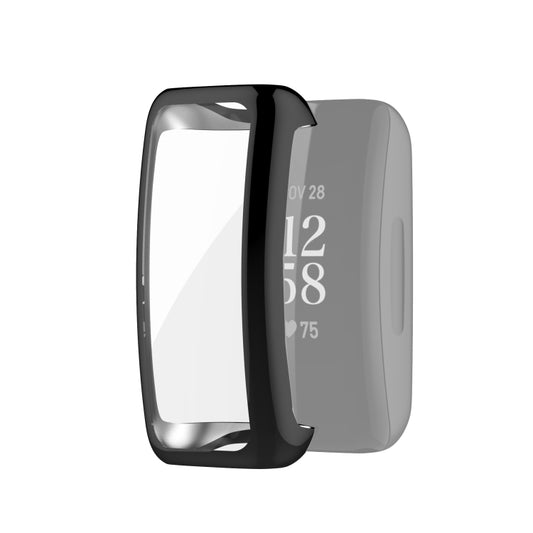 For Fitbit Inspire 2 Full Coverage TPU Protective Case Cover(Black) - Watch Cases by buy2fix | Online Shopping UK | buy2fix