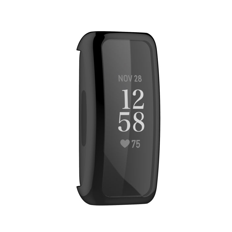 For Fitbit Inspire 2 Full Coverage TPU Protective Case Cover(Black) - Watch Cases by buy2fix | Online Shopping UK | buy2fix