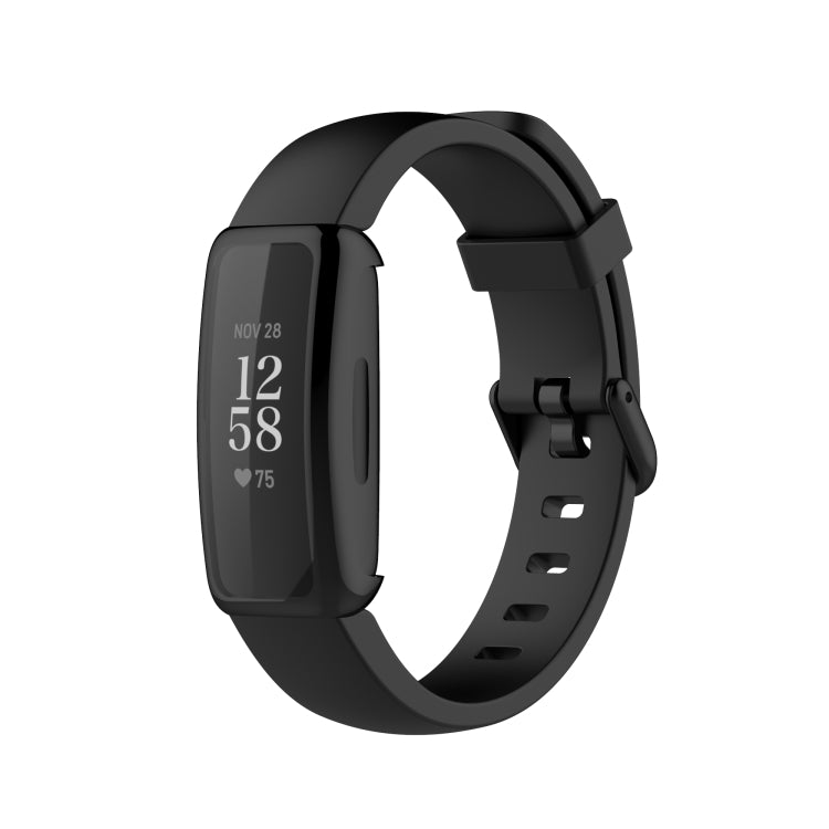 For Fitbit Inspire 2 Full Coverage TPU Protective Case Cover(Black) - Watch Cases by buy2fix | Online Shopping UK | buy2fix