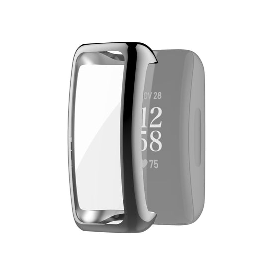 For Fitbit Inspire 2 Full Coverage TPU Protective Case Cover(Grey) - Watch Cases by buy2fix | Online Shopping UK | buy2fix