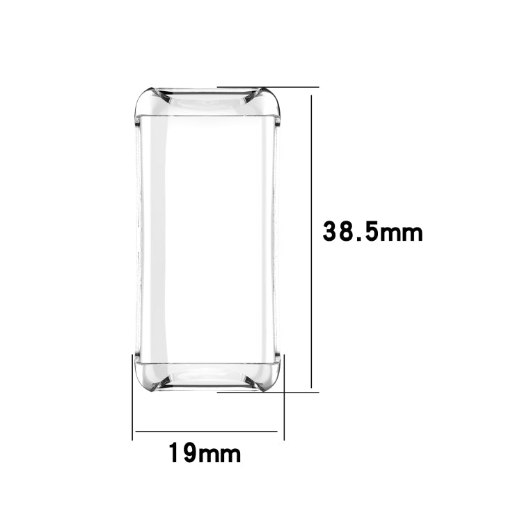 For Fitbit Inspire 2 Full Coverage TPU Protective Case Cover(Transparent) - Watch Cases by buy2fix | Online Shopping UK | buy2fix