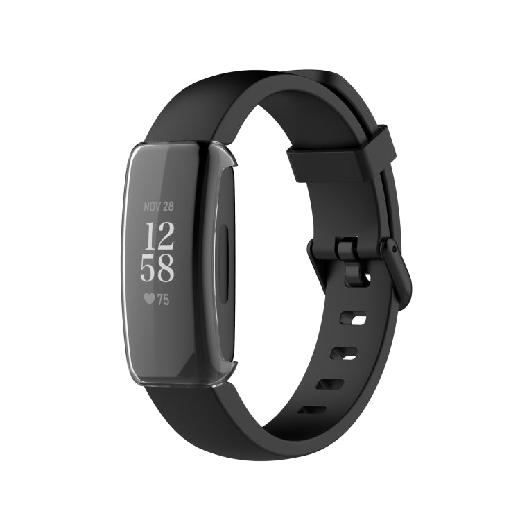 For Fitbit Inspire 2 Full Coverage TPU Protective Case Cover(Transparent) - Watch Cases by buy2fix | Online Shopping UK | buy2fix