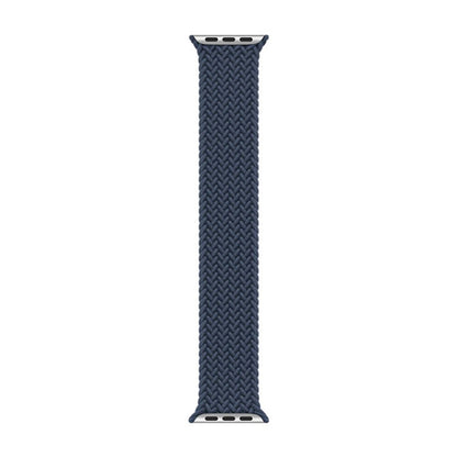 Nylon Single-turn Braided Watch Band For Apple Watch Ultra 49mm&Watch Ultra 2 49mm / Series 9&8&7 45mm / SE 3&SE 2&6&SE&5&4 44mm / 3&2&1 42mm, Length:S 138mm (Starlight Blue) by buy2fix