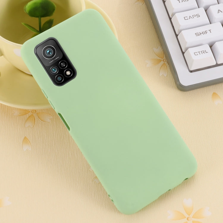 For Xiaomi Mi 10T / 10T Pro 5G / Redmi K30T / Redmi K30S Pure Color Liquid Silicone Shockproof Full Coverage Case(Green) by buy2fix