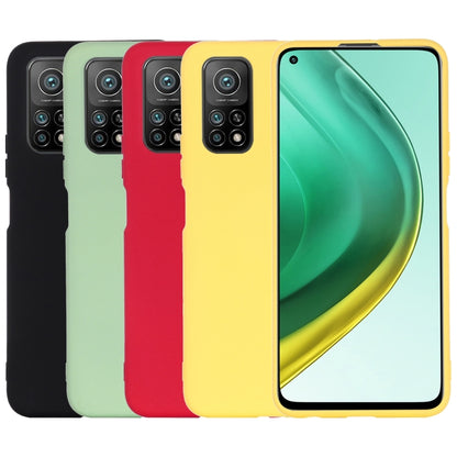 For Xiaomi Mi 10T / 10T Pro 5G / Redmi K30T / Redmi K30S Pure Color Liquid Silicone Shockproof Full Coverage Case(Green) by buy2fix
