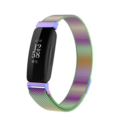 For Fitbit Inspire 2 Milanese  Watch Band, Size:S(Colorful) - Watch Bands by buy2fix | Online Shopping UK | buy2fix