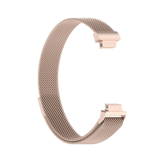 For Fitbit Inspire 2 Milanese  Watch Band, Size:L(Champagne Gold) - Watch Bands by buy2fix | Online Shopping UK | buy2fix