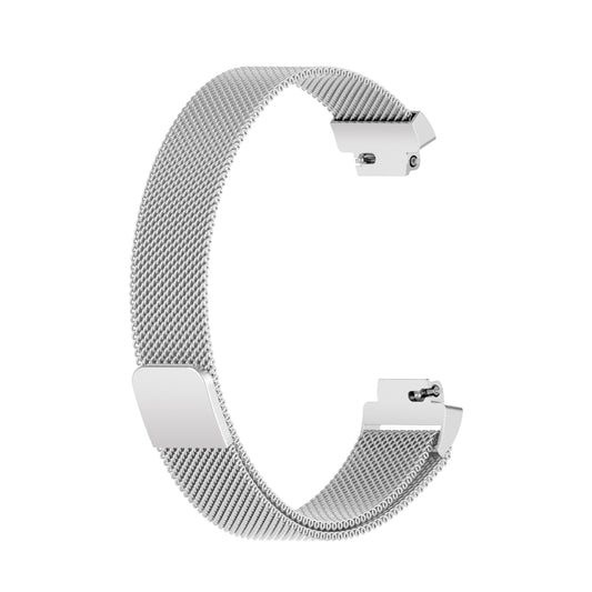 For Fitbit Inspire 2 Milanese  Watch Band, Size:L(Silver) - Watch Bands by buy2fix | Online Shopping UK | buy2fix