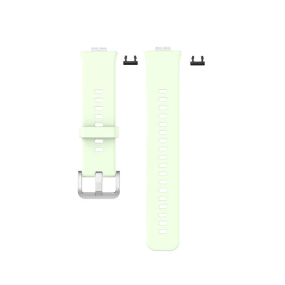 For Huawei Watch Fit Silicone Watch Band with Stainless Steel Buckle(Green) by buy2fix