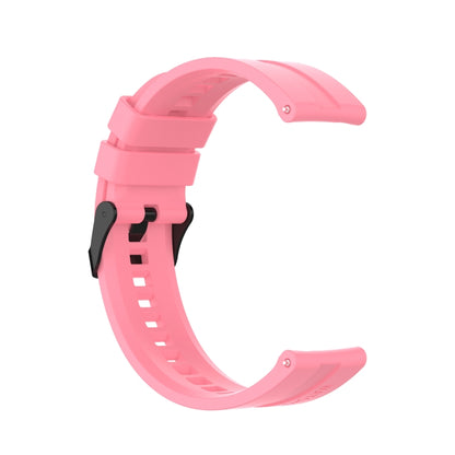 For Huawei Watch GT 2 42mm Silicone Watch Band with Black Buckle(Pink) by buy2fix