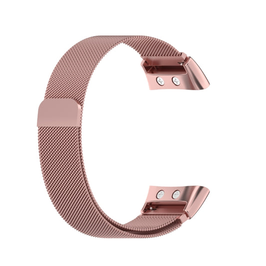 For Garmin Forerunner 45 / 45S / Swim 2 Milanese Watch Band(Rose Pink) - Watch Bands by buy2fix | Online Shopping UK | buy2fix