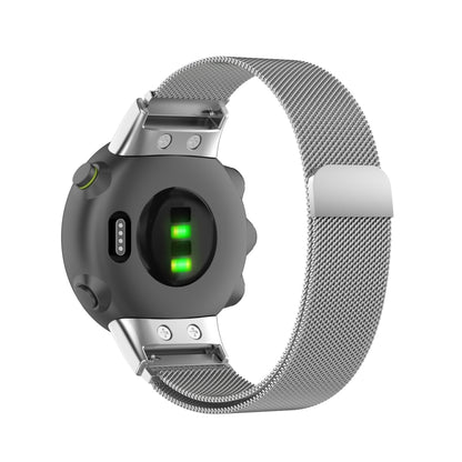 For Garmin Forerunner 45 / 45S / Swim 2 Milanese Watch Band(Silver) - Watch Bands by buy2fix | Online Shopping UK | buy2fix