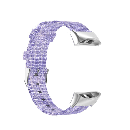 For Garmin Forerunner 45 / 45S / Swim 2 Universal Nylon Canvas Watch Band(Purple) by buy2fix