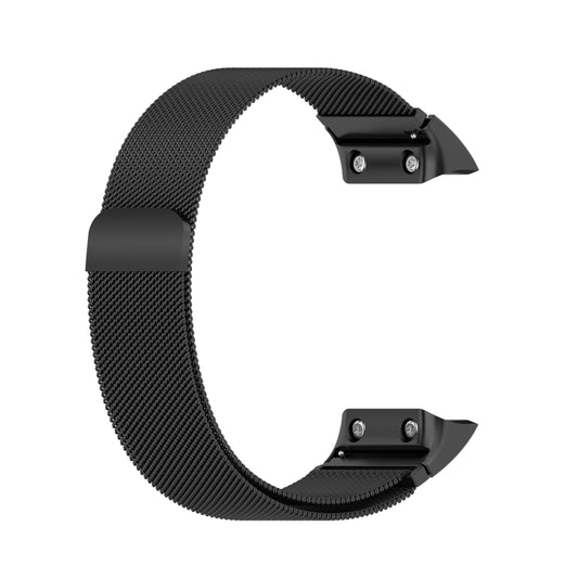 For Garmin Forerunner 35 / 30 Milanese Watch Band(Black) - Watch Bands by buy2fix | Online Shopping UK | buy2fix