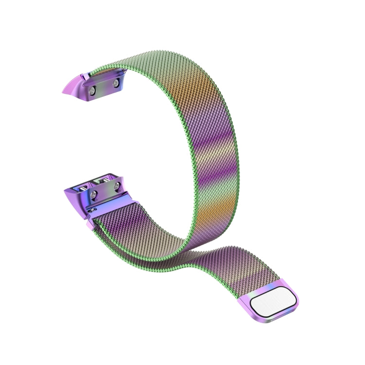 For Garmin Forerunner 35 / 30 Milanese Watch Band(Colorful) - Watch Bands by buy2fix | Online Shopping UK | buy2fix