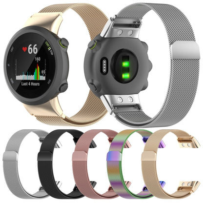 For Garmin Forerunner 35 / 30 Milanese Watch Band(Colorful) - Watch Bands by buy2fix | Online Shopping UK | buy2fix
