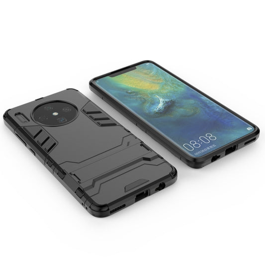 For Huawei Mate 30 PC + TPU Shockproof Protective Case with Holder(Black) - Huawei Cases by buy2fix | Online Shopping UK | buy2fix