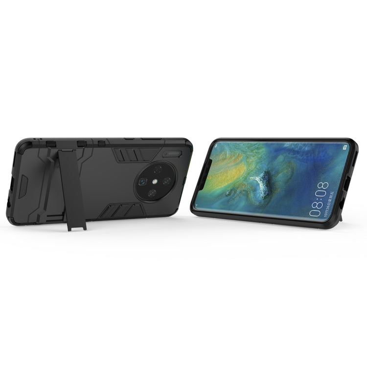 For Huawei Mate 30 PC + TPU Shockproof Protective Case with Holder(Black) - Huawei Cases by buy2fix | Online Shopping UK | buy2fix