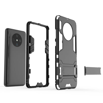 For Huawei Mate 30 PC + TPU Shockproof Protective Case with Holder(Black) - Huawei Cases by buy2fix | Online Shopping UK | buy2fix