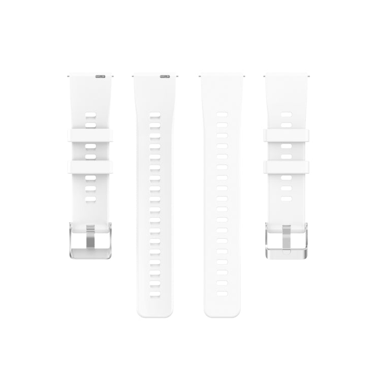For Huawei Honor Watch ES Silicone Watch Band(White) by buy2fix