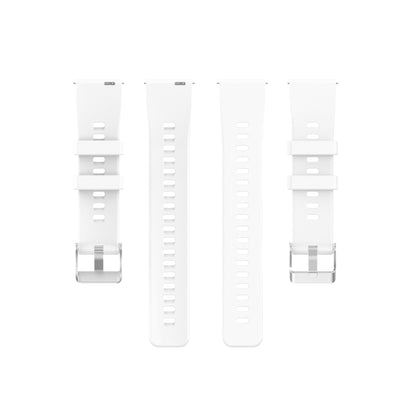 For Huawei Honor Watch ES Silicone Watch Band(White) by buy2fix
