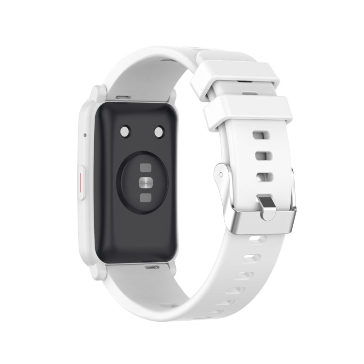 For Huawei Honor Watch ES Silicone Watch Band(White) by buy2fix