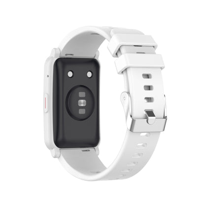For Huawei Honor Watch ES Silicone Watch Band(White) by buy2fix