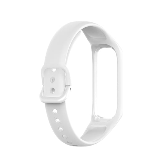 For Samsung Galaxy Fit 2 Silicone Watch Band(White) - Watch Bands by buy2fix | Online Shopping UK | buy2fix