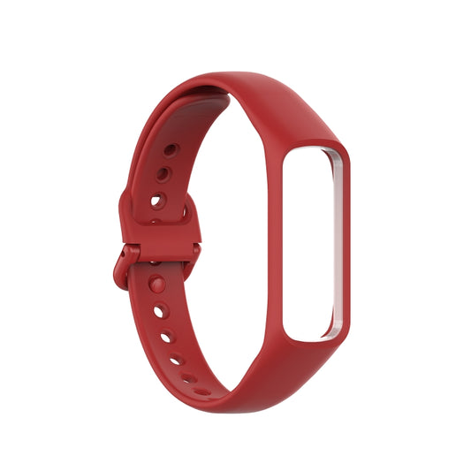 For Samsung Galaxy Fit 2 Silicone Watch Band(Red) - Watch Bands by buy2fix | Online Shopping UK | buy2fix
