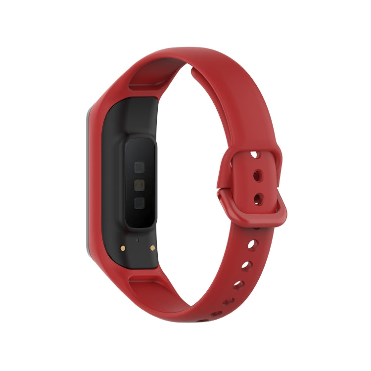 For Samsung Galaxy Fit 2 Silicone Watch Band(Red) - Watch Bands by buy2fix | Online Shopping UK | buy2fix