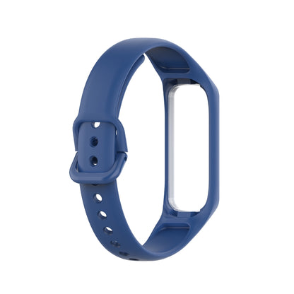 For Samsung Galaxy Fit 2 Silicone Watch Band(Dark Blue) - Watch Bands by buy2fix | Online Shopping UK | buy2fix