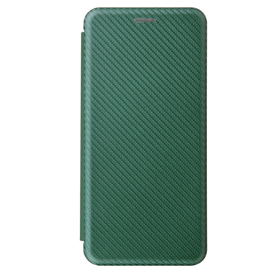For Samsung Galaxy S21 Ultra 5G Carbon Fiber Texture Horizontal Flip TPU + PC + PU Leather Case with Card Slot(Green) - Galaxy S21 Ultra 5G Cases by buy2fix | Online Shopping UK | buy2fix