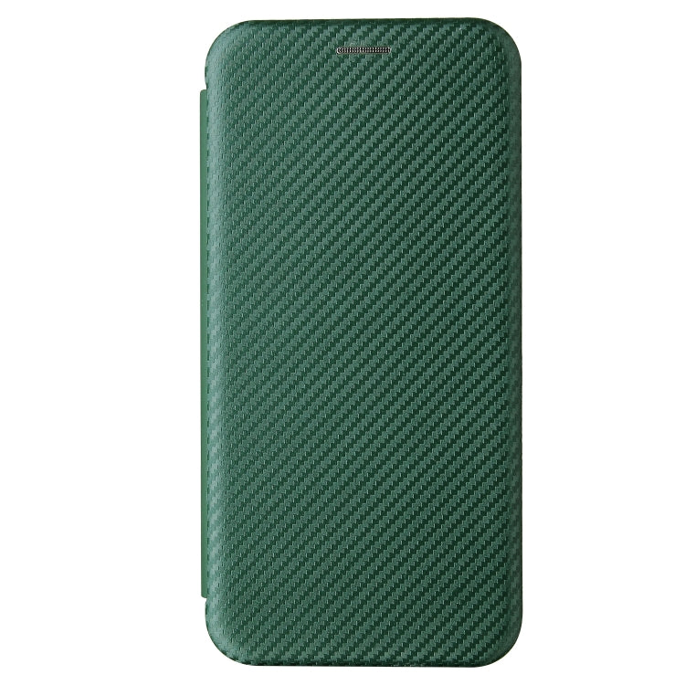 For OnePlus Nord N10 5G Carbon Fiber Texture Horizontal Flip TPU + PC + PU Leather Case with Card Slot(Green) - OnePlus Cases by buy2fix | Online Shopping UK | buy2fix
